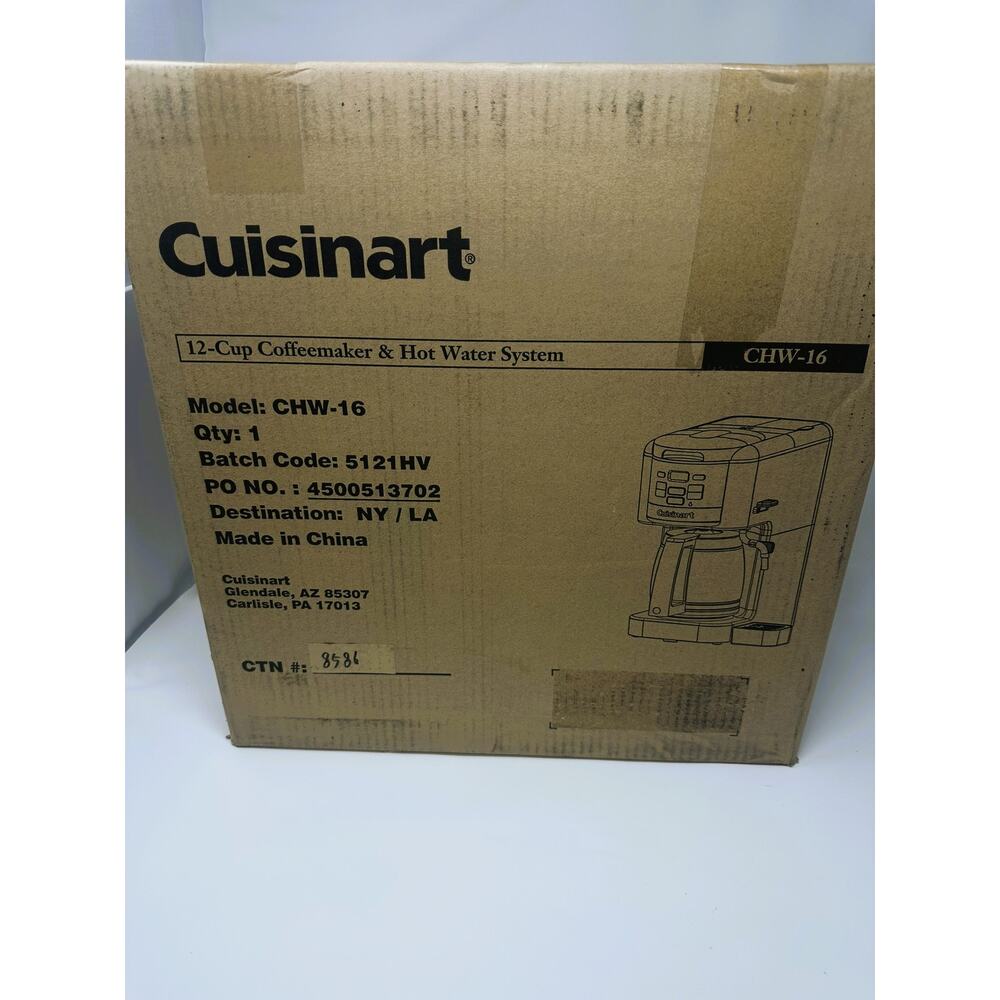 Cuisinart‎ 12-Cup Coffeemaker & Hot Water System (Model: CHW-16)